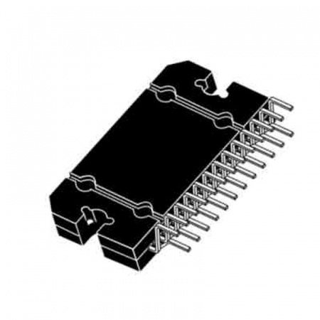 TDA7388 ST Microelectronics внешний вид корпуса FLEXIWATT-25