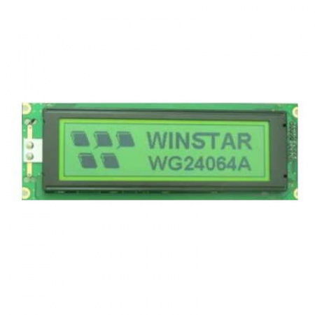 WG24064A-YGH-TZ# Winstar Display внешний вид корпуса LCD 180.0x65.0x12.3mm